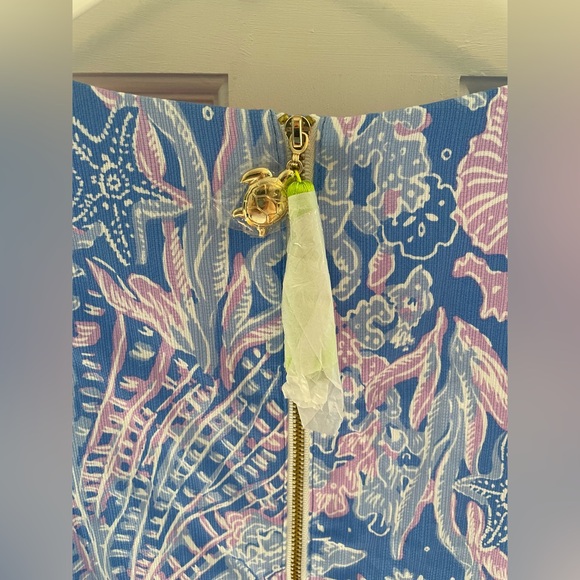 LILLY PULITZER, NWT, Mila Stretch Shift, Boca Blue Woven Dress, Size 10 - Picture 6 of 11